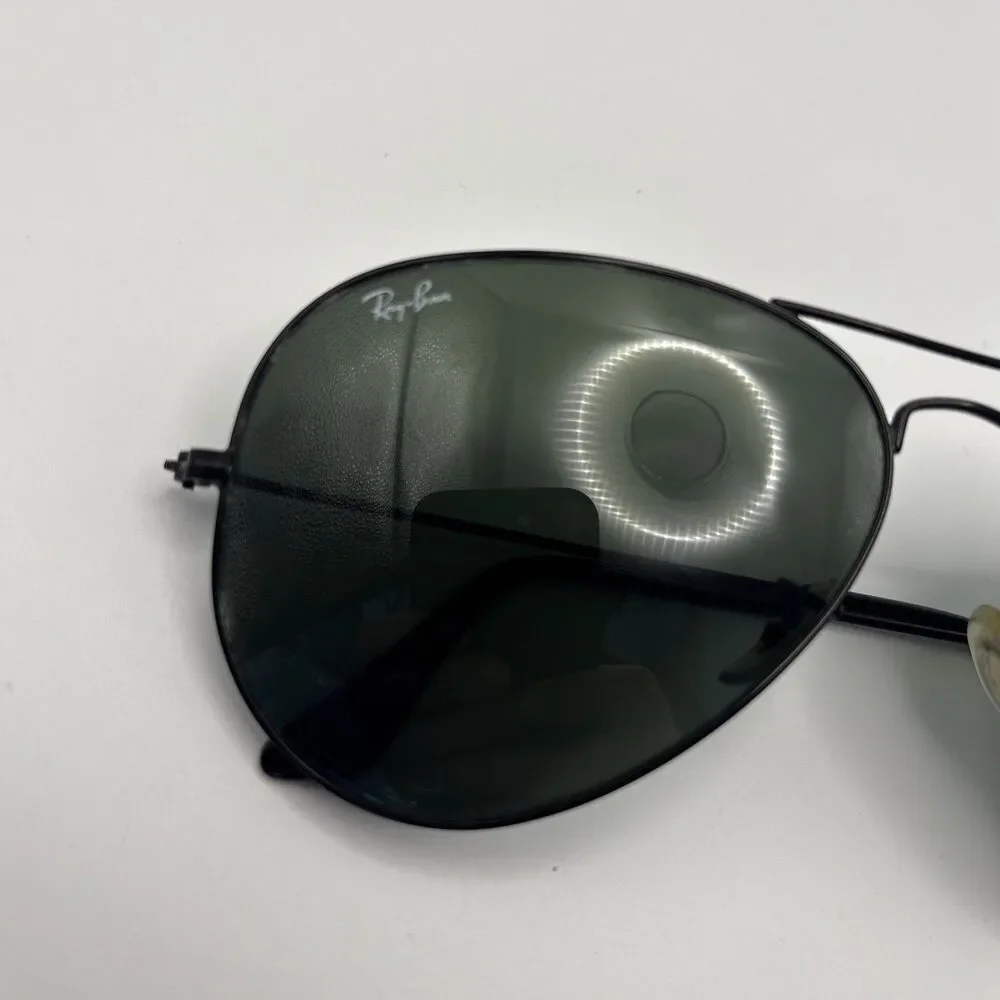 Ray-Ban Aviator Large Metal II Sunglasses Black Metal Frame RB3026 - GOOD